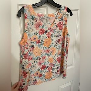 Dressy Floral Tank Top